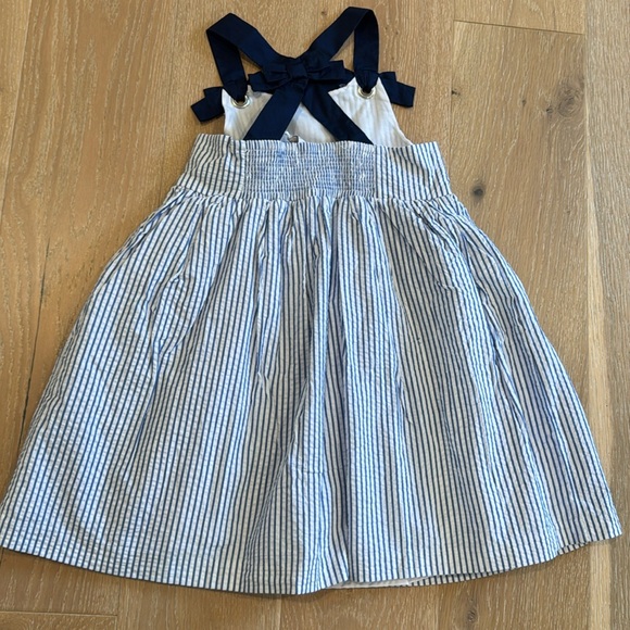 Seersucker Tahari nautical dress - Picture 2 of 3